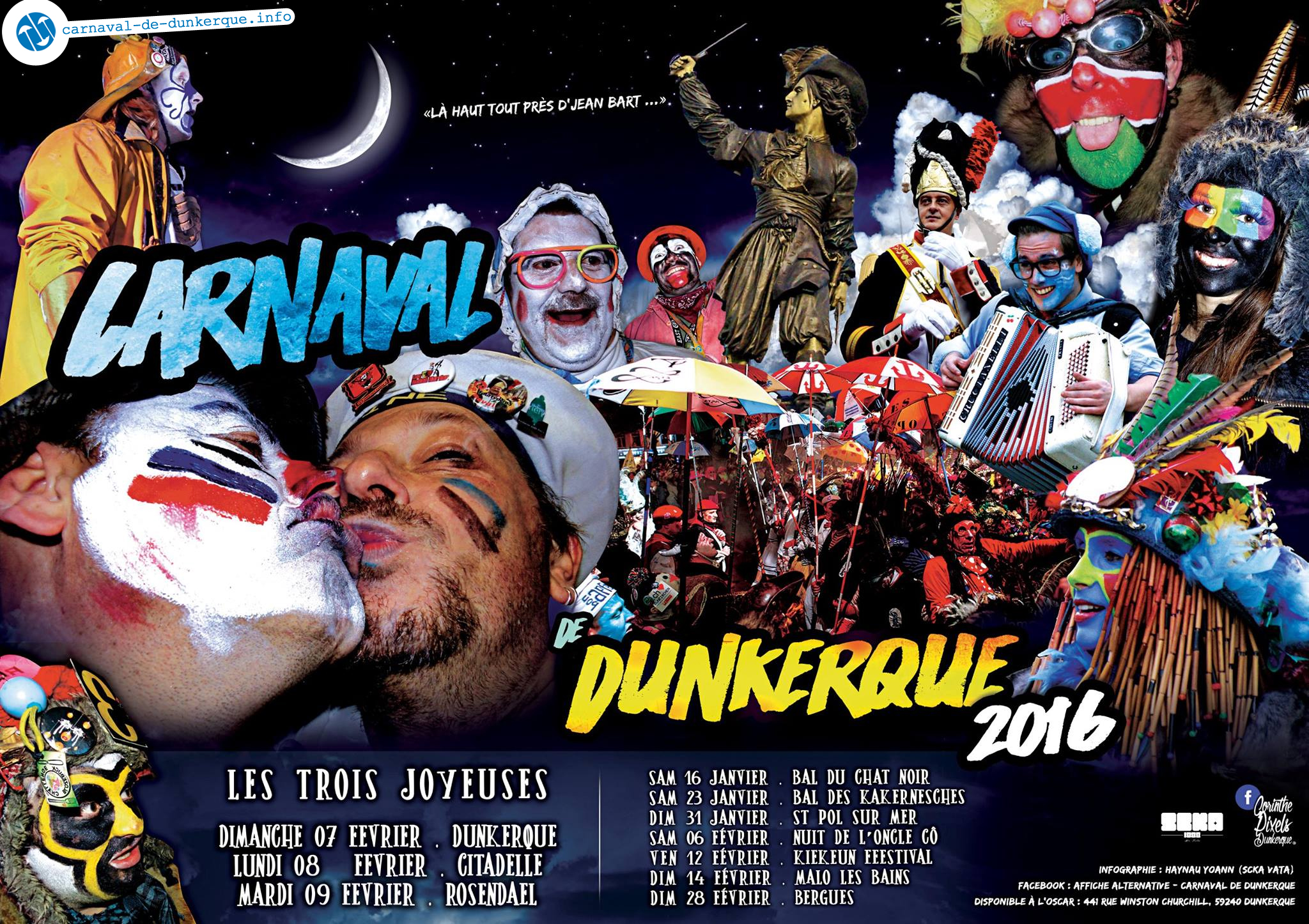 Affiche Carnaval 2016 par Scka