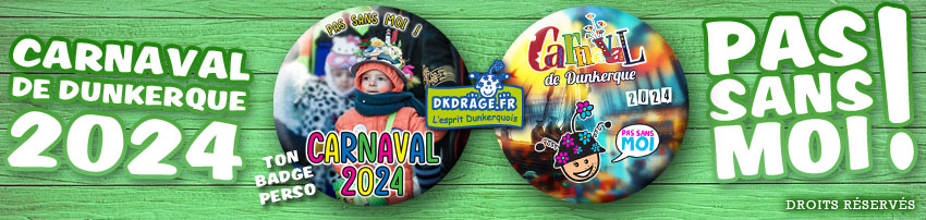 Badge Carnaval de Dunkerque 2024