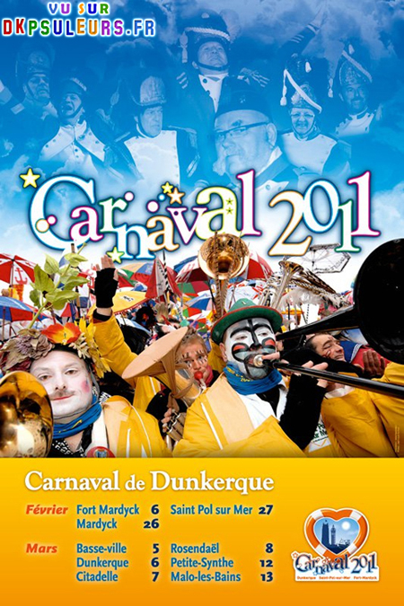 Affiche Carnaval de St Pol sur Mer 2011