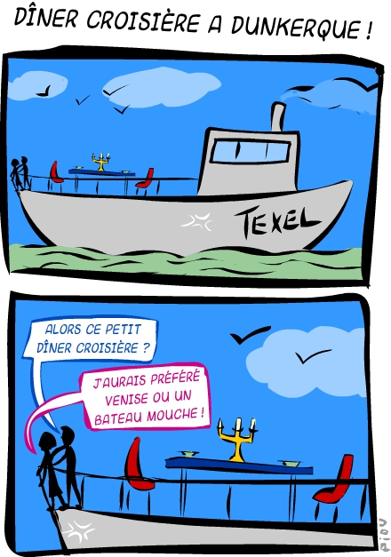 Illustration du nouveau bateau, le Texel !