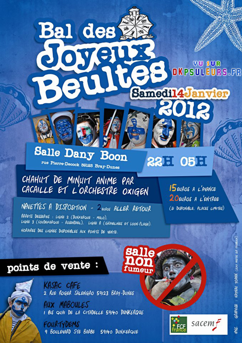 Affiche Bal des Joyeux Beultes 2012
